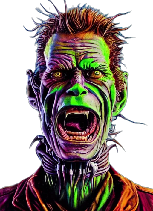 face, creature, mask, staff transparent PNG cut-out