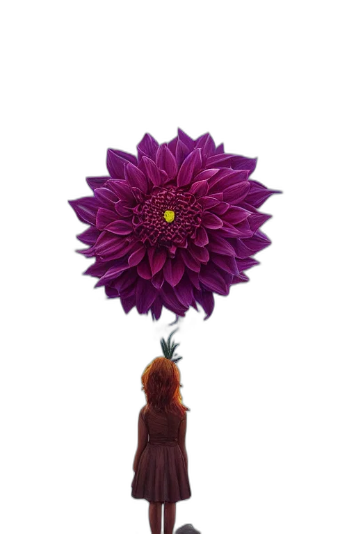 flower, umbrella, staff, crown transparent PNG cut-out