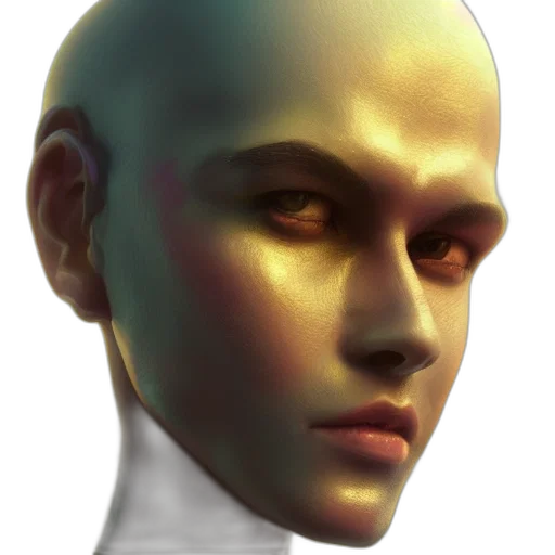 face, robot, mask, creature transparent PNG cut-out