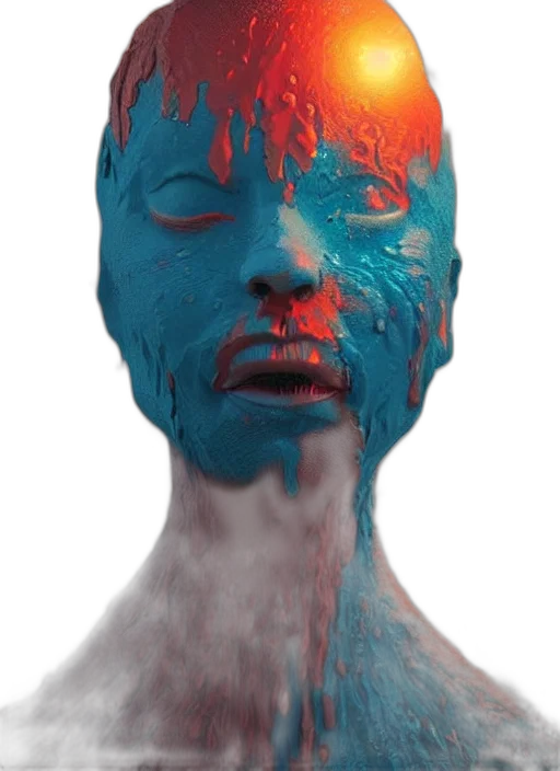 face, mask, creature, robot transparent PNG cut-out