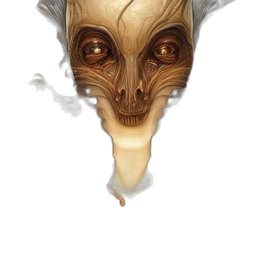 mask, face, creature, staff transparent PNG cut-out