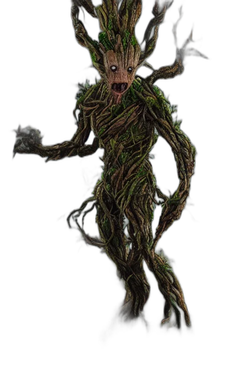 creature, tree, animal, hair transparent PNG cut-out