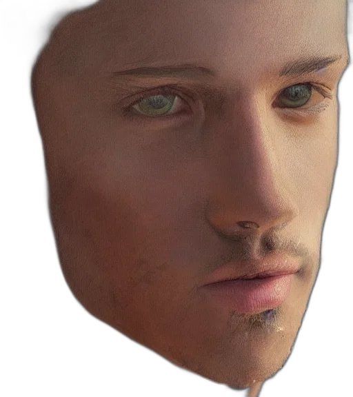 face, mask, robot, crown transparent PNG cut-out