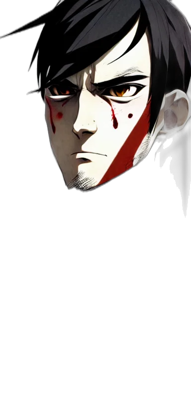 face, mask, staff, weapon transparent PNG cut-out