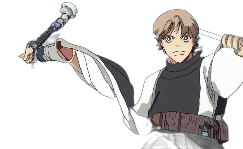 sword, weapon, staff, anime transparent PNG cut-out