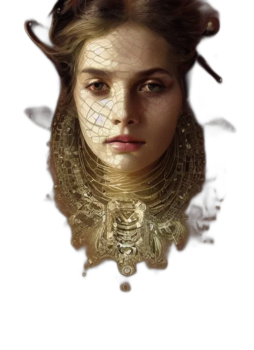 face, crown, mask, jewelry transparent PNG cut-out