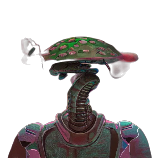 robot, staff, hat, mask transparent PNG cut-out