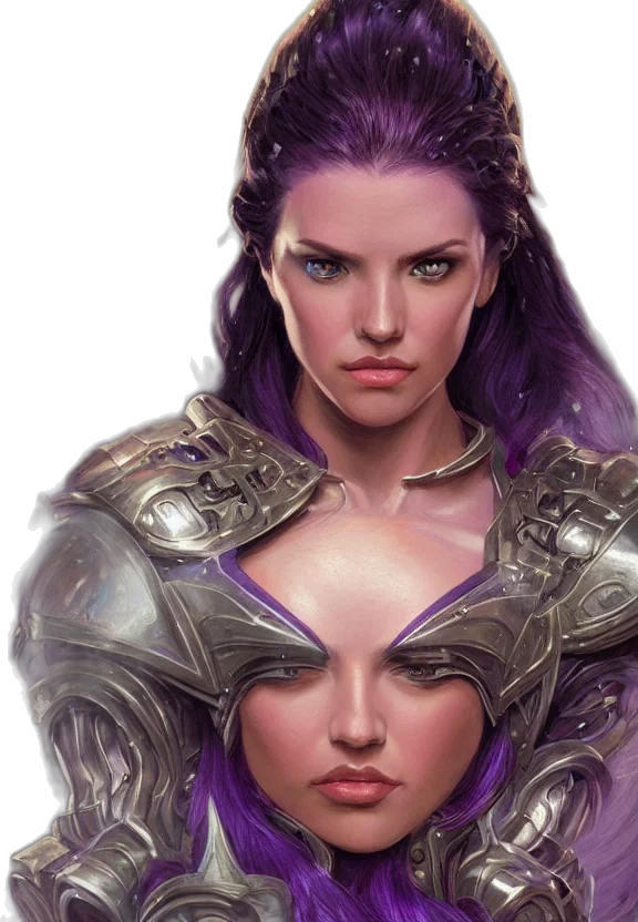 face, fantasy art, concept art, comic book art transparent PNG cut-out
