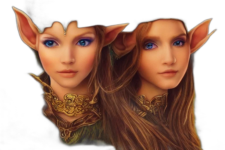 face, crown, mask, fantasy art transparent PNG cut-out
