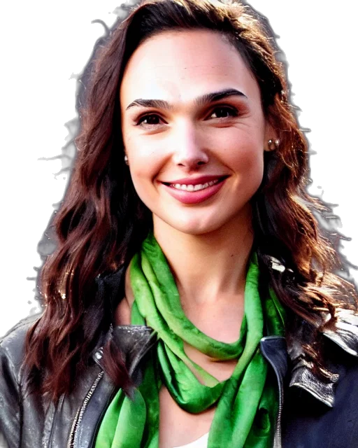 face, jacket, staff, jewelry transparent PNG cut-out