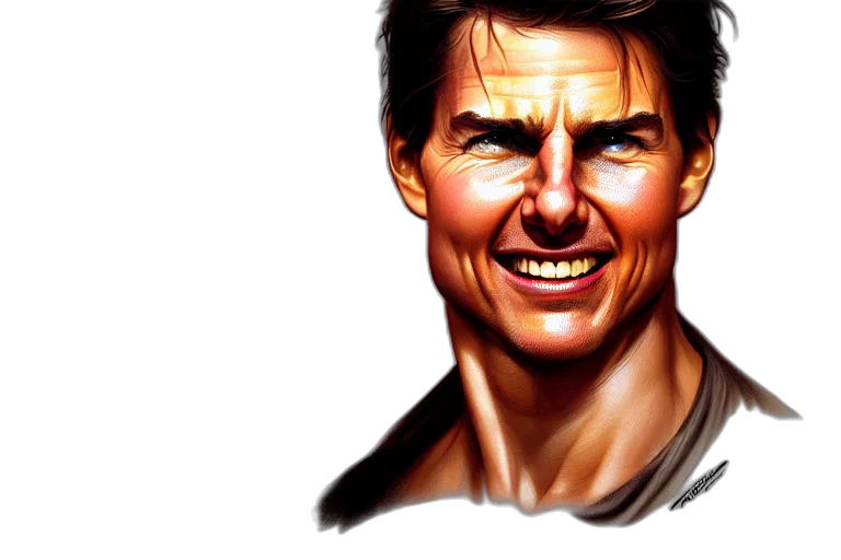 face, photorealistic, comic book art, concept art transparent PNG cut-out