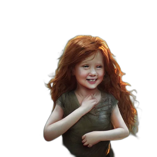 hair, photorealistic, 3d render, fantasy art transparent PNG cut-out