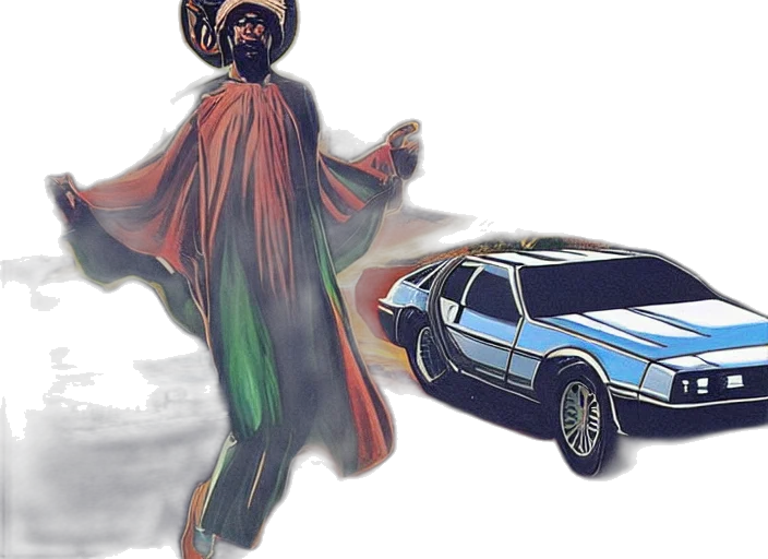 car, concept art, watercolor, fantasy art transparent PNG cut-out