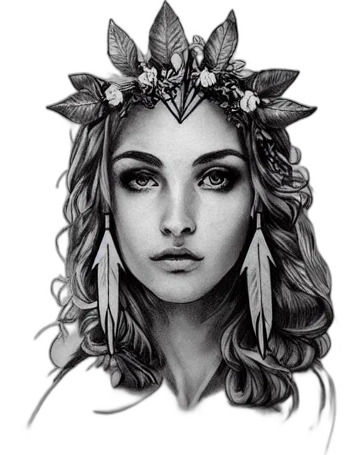 crown, face, jewelry, flower transparent PNG cut-out