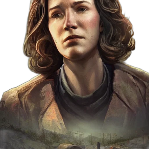 jacket, face, concept art, comic book art transparent PNG cut-out