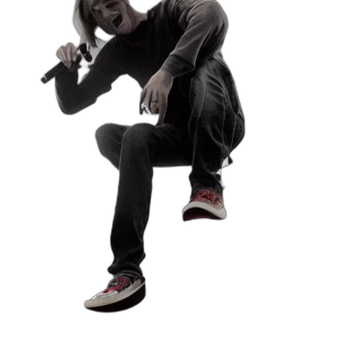 jacket, staff, shoes, weapon transparent PNG cut-out