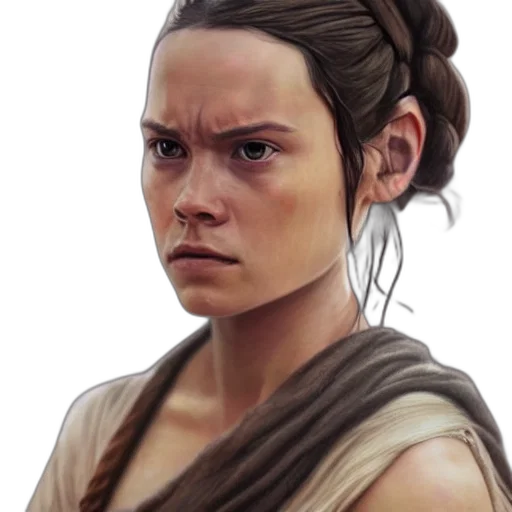 face, photorealistic, concept art, fantasy art transparent PNG cut-out