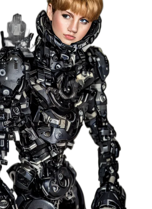 robot, 3d render, cyberpunk, concept art transparent PNG cut-out