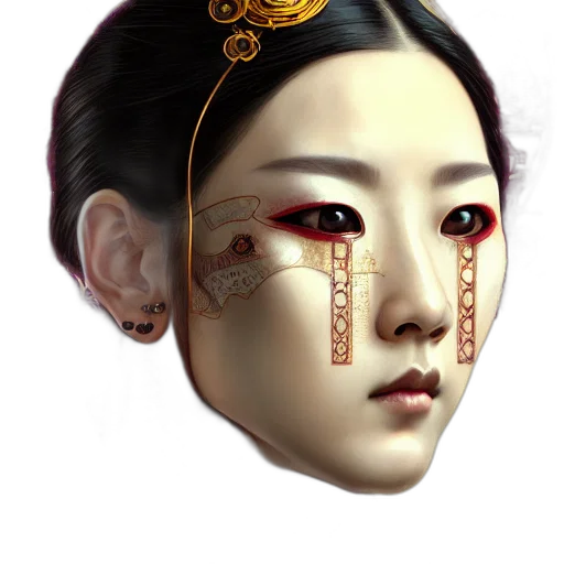 mask, face, jewelry, crown transparent PNG cut-out