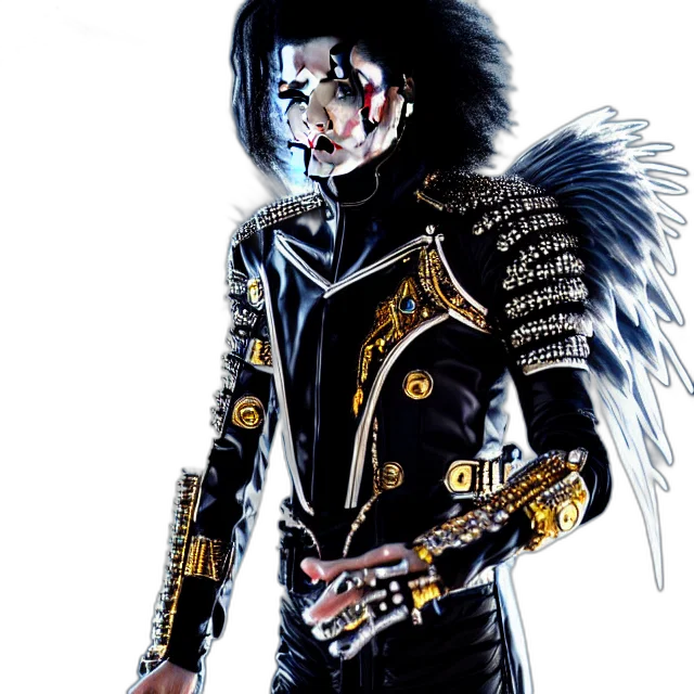 staff, jacket, sword, concept art transparent PNG cut-out