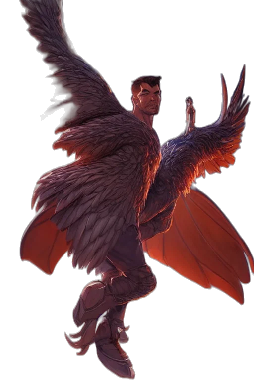 dragon, creature, staff, concept art transparent PNG cut-out