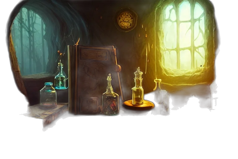 furniture, concept art, fantasy art, 3d render transparent PNG cut-out