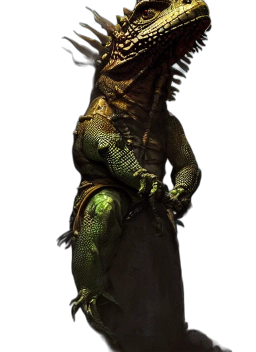 dragon, creature, staff, animal transparent PNG cut-out