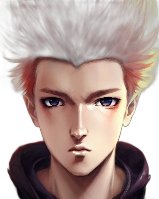 face, staff, crown, anime transparent PNG cut-out