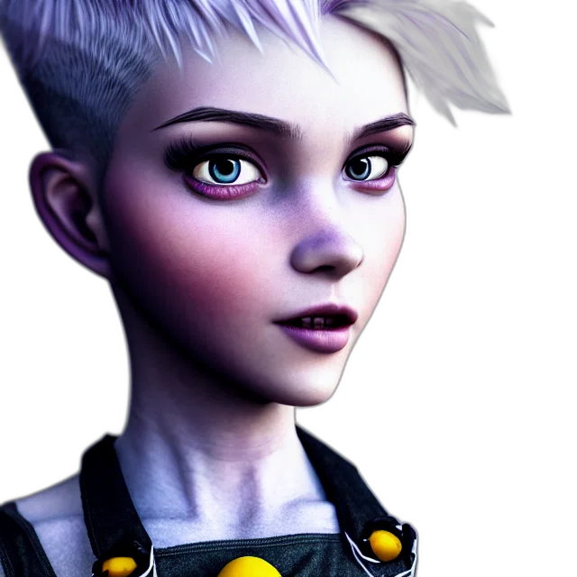 face, robot, staff, fantasy art transparent PNG cut-out