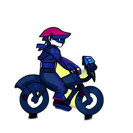 robot, weapon, staff, jacket transparent PNG cut-out