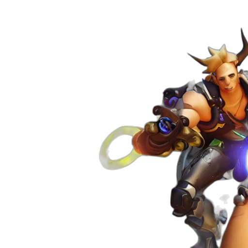 weapon, concept art, 3d render, overwatch transparent PNG cut-out
