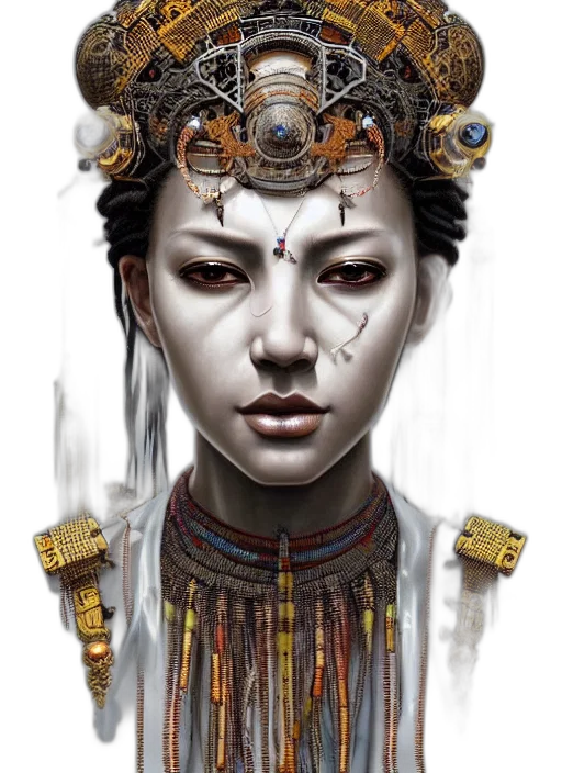 face, mask, crown, jewelry transparent PNG cut-out