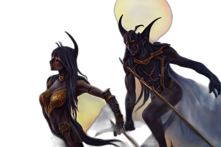 dragon, staff, mask, concept art transparent PNG cut-out