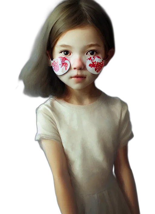 mask, face, creature, flower transparent PNG cut-out