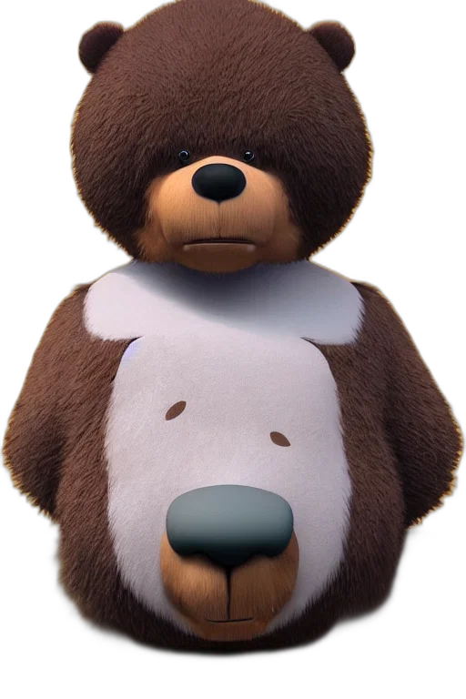 animal, 3d render, concept art, photorealistic transparent PNG cut-out
