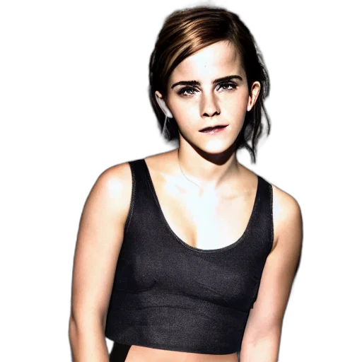 dress, photorealistic, cartoon, emma transparent PNG cut-out