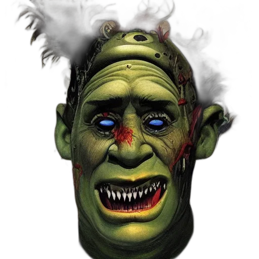 mask, face, creature, staff transparent PNG cut-out
