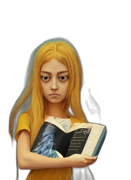 face, mask, hair, fantasy art transparent PNG cut-out