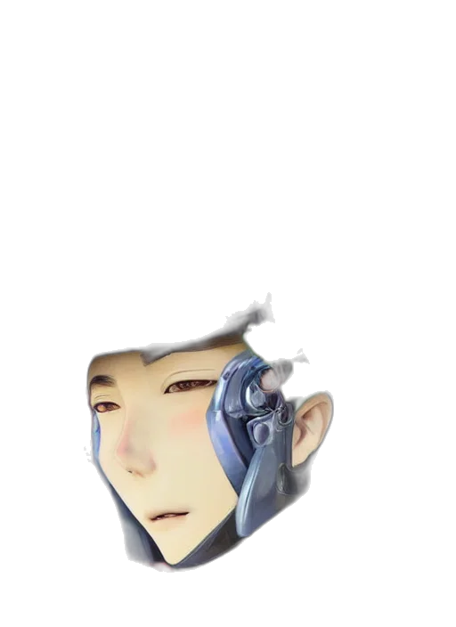 robot, mask, hat, face transparent PNG cut-out