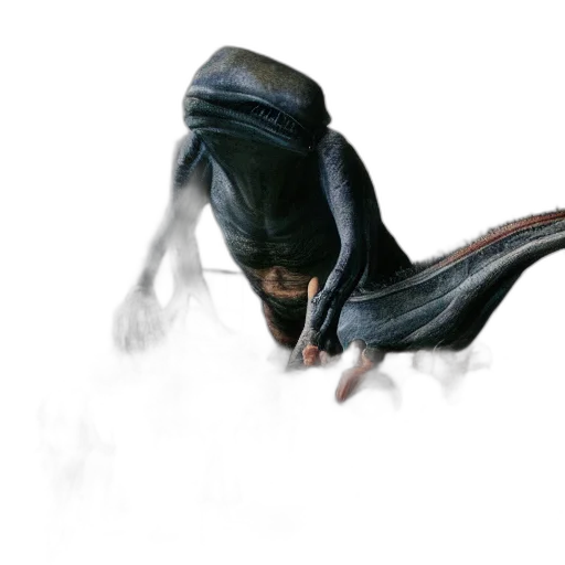 dragon, mask, creature, jacket transparent PNG cut-out