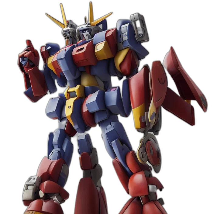 robot, weapon, concept art, 3d render transparent PNG cut-out