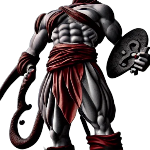 creature, concept art, comic book art, 3d render transparent PNG cut-out