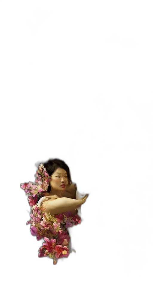 staff, dress, jewelry, flower transparent PNG cut-out