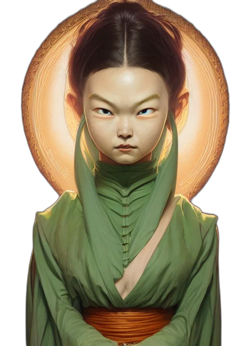 face, dragon, mask, staff transparent PNG cut-out