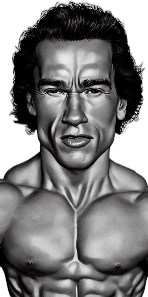 face, photorealistic, comic book art, cartoon transparent PNG cut-out