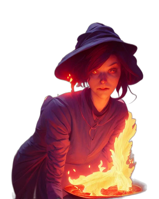 staff, jacket, hat, concept art transparent PNG cut-out