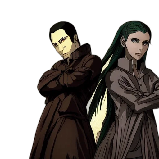 staff, anime, concept art, pixel art transparent PNG cut-out
