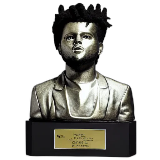 crown, silver, statue, weeknd transparent PNG cut-out