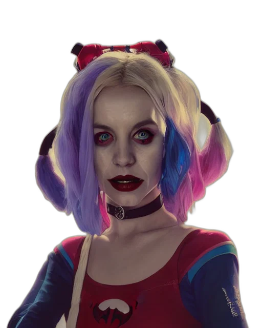 face, concept art, comic book art, fantasy art transparent PNG cut-out