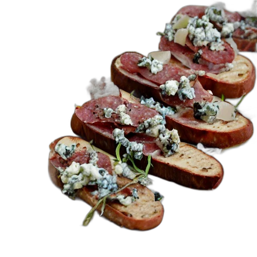 food, photorealistic, 3d render, dry transparent PNG cut-out